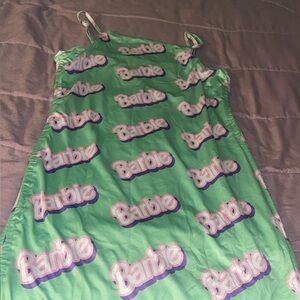 Fashion Nova Green Barbie Midi Dress